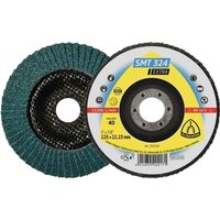 Fcherscheibe SMT 324 Extra D125mm K60 12Grad gewlbt INOX ZK von KLINGSPOR