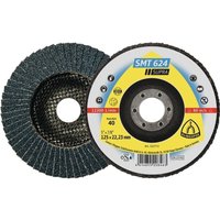 Fcherscheibe SMT 624 Supra D115mm K40 12Grad gewlbt INOX ZK von KLINGSPOR