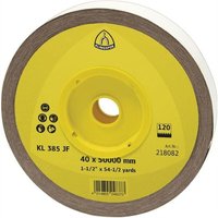 KLINGSPOR Schleifgeweberolle KL 385 JF 50 m x 40 mm Körnung 60 - 218079 von KLINGSPOR