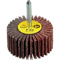 Klingspor - 12818 Fächerschleifer km 613 Ø30xH10mm Körnung 80 Korund Schaft-Ø 6 mm von KLINGSPOR