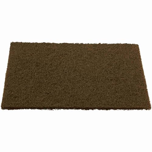 Klingpsor 342855 NPA 400 Bogen und Streifen für Edelstahl, Metall Universal, Holz, Rotbraun, Medium Feinheitsgrad, 152mm x 229mm, 20 Stück von KLINGSPOR
