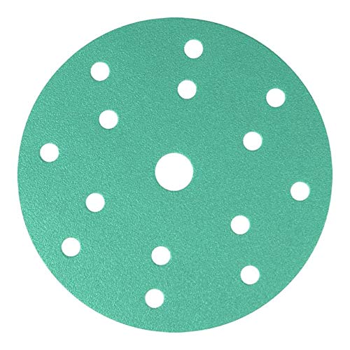 Klingpsor 353144 FP 77 K T-ACT Scheiben mit Filmunterlage, kletthaftend für Farbe, Lack, Spachtel, Grundierung, Füller, Gel-Coats, Kompositwerkstoffe, Lochform GLS3, ø 150mm, 400 Korn, 100 Stück Klingpsor 353144 FP 77 K T-ACT Scheiben mit Filmunterlage, kletthaftend für Farbe, Lack, Spachtel, Grundierung, Füller, Gel-Coats, Kompositwerkstoffe, Lochform GLS3, ø 150mm, 400 Korn, 100 Stück von KLINGSPOR