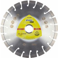 Dt 600 u Diamanttrennscheiben 180 x 2,6 x 22,23 mm 22 Segmente 20 x 2,6 x 9 mm von KLINGSPOR