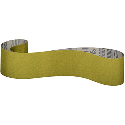 Klingspor GX 712 JF Schleifband/Gewebe Schleifbänder | 50x2000 mm | Körnung/Korn wählbar: 80 (30 Bänder) von KLINGSPOR