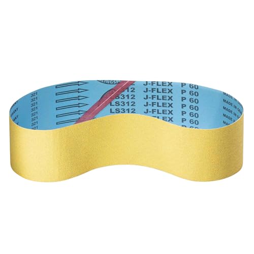 Klingspor LS 312 JF Schleifband/Gewebe Schleifbänder | 300 x 1900 | 10 Stück | Körnung/Korn: 80 (10 Bänder) von KLINGSPOR