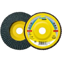 Klingspor - smt 925 Schleifmopteller, 125 x 22,23 mm Korn 80 gewölbt 10 Stk von KLINGSPOR