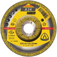 [NEUWERTIG] B-Ware Klingspor 10 St. Schruppscheibe Schleifscheibe A24 Extra D180x S8mm Gekr Sta Bohr von KLINGSPOR