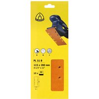 Pl 31 b Schleifmittel (Set), 93 x 230 mm Lochform GL9, SB-verpackt im Reiter 5 Stk - Klingspor von KLINGSPOR