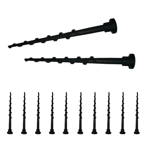 KLINNA 10er Set Erdschrauben für Mähroboter Ladestation, Kompatibel mit Husqvarna Automower 105 305 308, Robuste Rasenmäher Schrauben für Sicheren Halt, 13,7 cm Gartengeräte von KLINNA