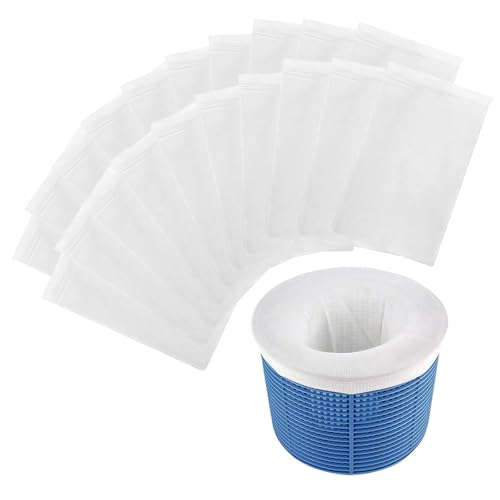 KLINNA 20 Stück Pool Skimmer Socken, Wiederverwendbare Filtersocken als Feinfilter Sieb für Skimmerkorb, Schutz-Netz für Schwimmbad & Pool Filter, Skimmersocken zur Feinfilterung Filter KLINNA 20 Stück Pool Skimmer Socken, Wiederverwendbare Filtersocken als Feinfilter Sieb für Skimmerkorb, Schutz-Netz für Schwimmbad & Pool Filter, Skimmersocken zur Feinfilterung Filter von KLINNA