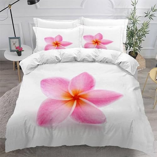 KLJFIGUT Bettwäsche 155x220 Blume Weiche Mikrofaser Bettbezug mit Reißverschluss, Bettwäsche-Sets für Kinder - 1 Bettbezüge und 2 Kissenbezüge 80x80 cm KLJFIGUT Bettwäsche 155x220 Blume Weiche Mikrofaser Bettbezug mit Reißverschluss, Bettwäsche-Sets für Kinder - 1 Bettbezüge und 2 Kissenbezüge 80x80 cm von KLJFIGUT