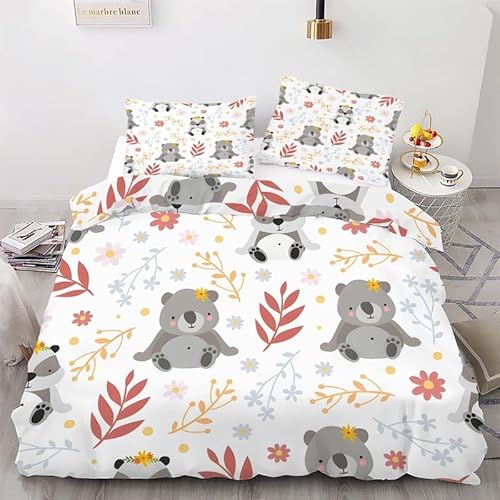 KLJFIGUT Bettwäsche 200x200 Tragen 3 Teilig Mikrofaser Bettbezug für Kinder Jugendliche - Wendemotiv Bettbezüge mit Reißverschluss + 2 Kissenbezug 80x80 cm KLJFIGUT Bettwäsche 200x200 Tragen 3 Teilig Mikrofaser Bettbezug für Kinder Jugendliche - Wendemotiv Bettbezüge mit Reißverschluss + 2 Kissenbezug 80x80 cm von KLJFIGUT