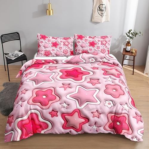 KLJFIGUT Bettwäsche 200x220 Liebe Weiche Mikrofaser Bettbezug mit Reißverschluss, Atmungsaktive Bettbezüge und 2 Kissenbezug 80x80 für Kinder Erwachsene Jugendliche KLJFIGUT Bettwäsche 200x220 Liebe Weiche Mikrofaser Bettbezug mit Reißverschluss, Atmungsaktive Bettbezüge und 2 Kissenbezug 80x80 für Kinder Erwachsene Jugendliche von KLJFIGUT