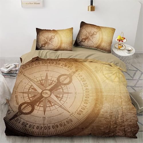 KLJFIGUT Bettwäsche 220x240 Navigation Weiche Mikrofaser Bettbezug Set mit Reißverschluss, 1 Bettbezüge mit 2 Kissenbezug 80x80cm, Atmungsaktive Bettwäsche-Sets für Erwachsener KLJFIGUT Bettwäsche 220x240 Navigation Weiche Mikrofaser Bettbezug Set mit Reißverschluss, 1 Bettbezüge mit 2 Kissenbezug 80x80cm, Atmungsaktive Bettwäsche-Sets für Erwachsener von KLJFIGUT