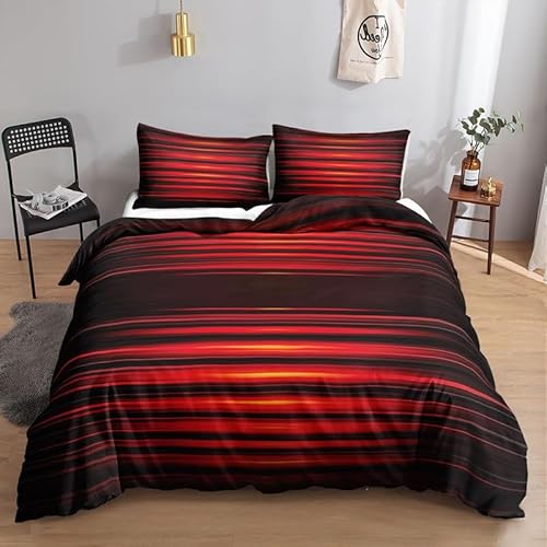 KLJFIGUT Bettwäsche 220x240 Streifen Weiche Mikrofaser Bettbezug Set mit Reißverschluss, 1 Bettbezüge mit 2 Kissenbezug 80x80cm, Atmungsaktive Bettwäsche-Sets für Erwachsener KLJFIGUT Bettwäsche 220x240 Streifen Weiche Mikrofaser Bettbezug Set mit Reißverschluss, 1 Bettbezüge mit 2 Kissenbezug 80x80cm, Atmungsaktive Bettwäsche-Sets für Erwachsener von KLJFIGUT