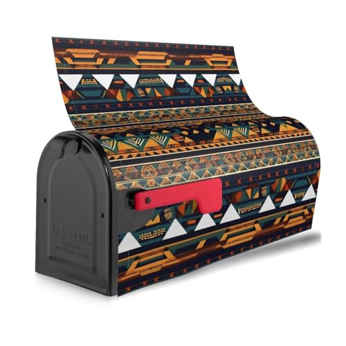 Afrikanisches Ethno-Muster, stilvolle Briefkastenabdeckung, wasserdicht, einfache Installation, passend für jede Jahreszeit, Briefkastenabdeckung Afrikanisches Ethno-Muster, stilvolle Briefkastenabdeckung, wasserdicht, einfache Installation, passend für jede Jahreszeit, Briefkastenabdeckung von KLJnmbb