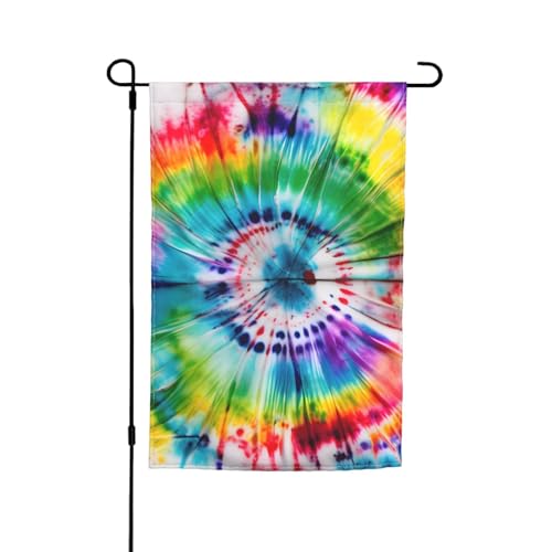 Batik-Hippies-Druck, lichtbeständig, Gartenflaggen, Ganzjahresflagge, Outdoor-Hof-Dekoration für Veranden Batik-Hippies-Druck, lichtbeständig, Gartenflaggen, Ganzjahresflagge, Outdoor-Hof-Dekoration für Veranden von KLJnmbb