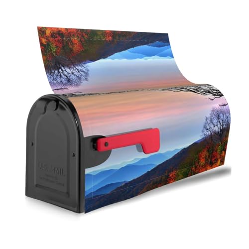 Blue Ridge Mountains Print Stilvolle Briefkastenabdeckung, wasserdicht, einfache Installation, passend für jede Jahreszeit, Briefkastenabdeckung Blue Ridge Mountains Print Stilvolle Briefkastenabdeckung, wasserdicht, einfache Installation, passend für jede Jahreszeit, Briefkastenabdeckung von KLJnmbb