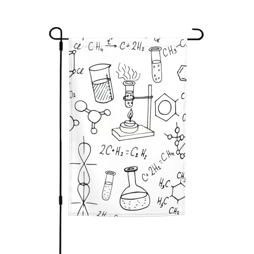 Chemie-Druckdruck, lichtbeständig, Gartenflaggen, Ganzjahresflagge, Outdoor-Hofdekoration für Veranden von KLJnmbb