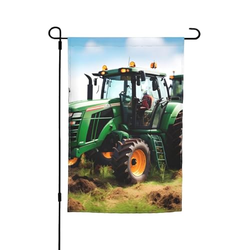 Company Farm-Traktor-Druck, lichtbeständige Gartenflaggen, Ganzjahresflagge, Outdoor-Hof-Dekoration für Veranden Company Farm-Traktor-Druck, lichtbeständige Gartenflaggen, Ganzjahresflagge, Outdoor-Hof-Dekoration für Veranden von KLJnmbb