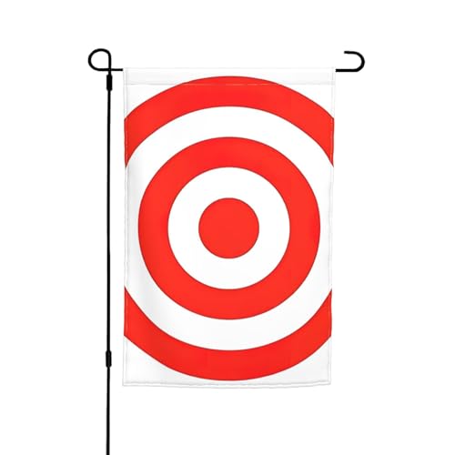 Design Target Print lichtbeständige Gartenflaggen, Ganzjahresflagge, Outdoor-Hofdekoration für Veranden von KLJnmbb
