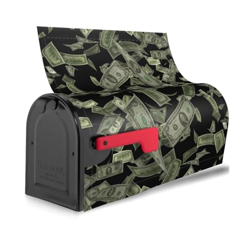 Dollar Sign Money Print Stilvolle Briefkastenabdeckung, wasserdicht, einfache Installation, passend für jede Jahreszeit, Briefkastenabdeckung Dollar Sign Money Print Stilvolle Briefkastenabdeckung, wasserdicht, einfache Installation, passend für jede Jahreszeit, Briefkastenabdeckung von KLJnmbb