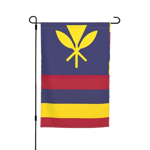 Flagge des Königreichs Hawaii, Druck, lichtbeständig, Gartenflagge, Ganzjahresflagge, Outdoor-Hofdekoration für Veranden von KLJnmbb
