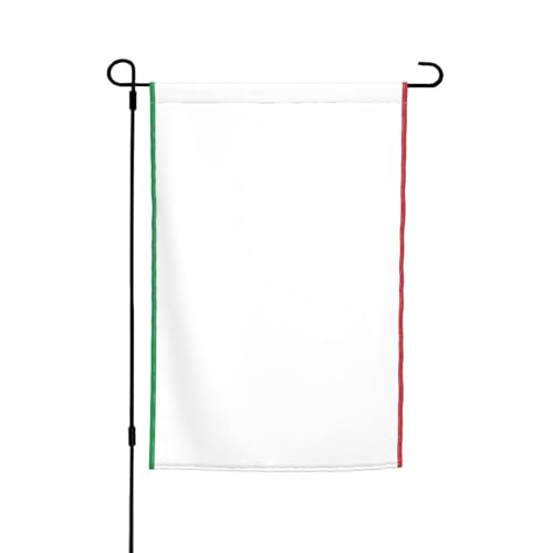 Italien-Flagge, Druck, lichtbeständig, Gartenflagge, Ganzjahresflagge, Outdoor-Hofdekoration für Veranden von KLJnmbb