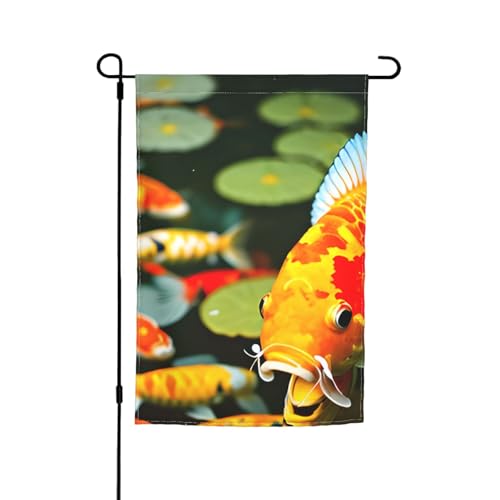 Japanischer hübscher Koi-Fisch-Druck, lichtbeständig, Gartenflagge, Ganzjahresflagge, Outdoor-Hof-Dekoration für Veranden Japanischer hübscher Koi-Fisch-Druck, lichtbeständig, Gartenflagge, Ganzjahresflagge, Outdoor-Hof-Dekoration für Veranden von KLJnmbb