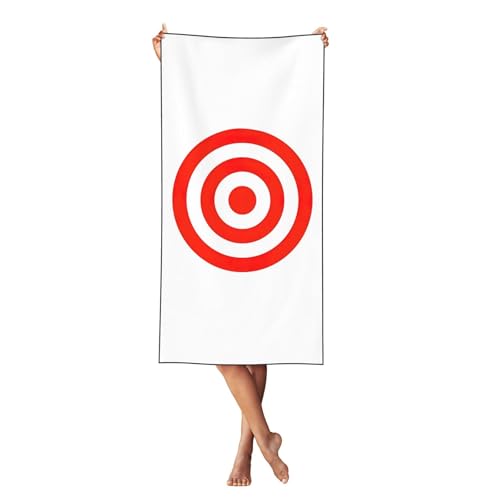 KLJnmbb Design Target Print Weiches Strandtuch, Übergroß, schnell trocknendes Handtuch für Erwachsene für Reisen und Pool Handtuch von KLJnmbb