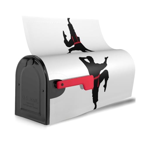 Karate Men Print Stilvolle Briefkastenabdeckung, wasserdicht, einfache Installation, passend für jede Jahreszeit, Briefkastenabdeckung Karate Men Print Stilvolle Briefkastenabdeckung, wasserdicht, einfache Installation, passend für jede Jahreszeit, Briefkastenabdeckung von KLJnmbb