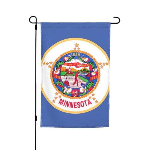 Minnesota State Flag Print Fade Resistant Garden Flags All Season Flag Outdoor Yard Decor For Porches von KLJnmbb