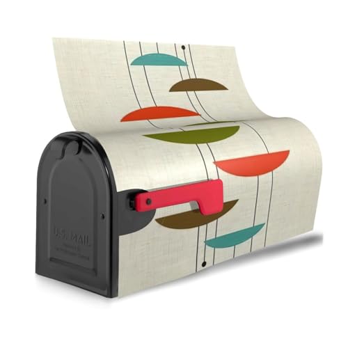 Moderne Drucke aus der Mitte des Jahrhunderts, stilvolle Briefkastenabdeckung, wasserdicht, einfache Installation, passend für jede Jahreszeit, Briefkastenabdeckung Moderne Drucke aus der Mitte des Jahrhunderts, stilvolle Briefkastenabdeckung, wasserdicht, einfache Installation, passend für jede Jahreszeit, Briefkastenabdeckung von KLJnmbb