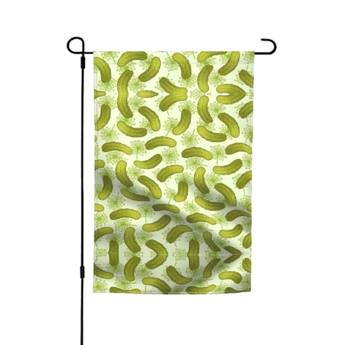 Sushi-Dill-Giggurken-Druck, lichtbeständig, Gartenflagge, Ganzjahresflagge, Outdoor-Hof-Dekoration für Veranden Sushi-Dill-Giggurken-Druck, lichtbeständig, Gartenflagge, Ganzjahresflagge, Outdoor-Hof-Dekoration für Veranden von KLJnmbb