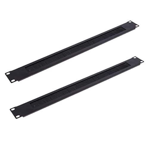 KLKNE 2 Stück 1U 19 Rack Mount Blanking Plate Rack Blank Netzwerk Pinsel Panel Server Schrank KLKNE 2 Stück 1U 19 Rack Mount Blanking Plate Rack Blank Netzwerk Pinsel Panel Server Schrank von KLKNE