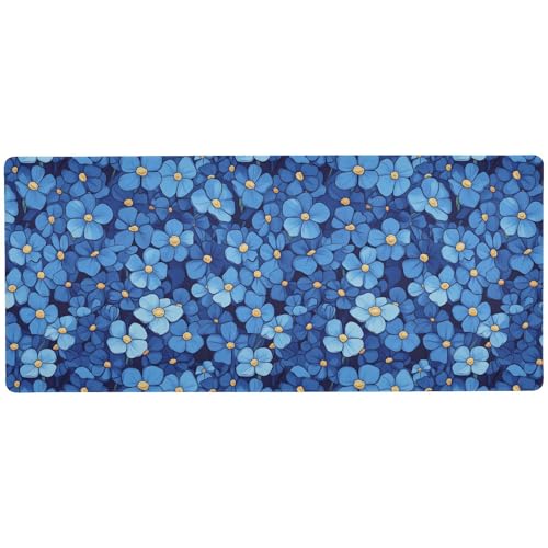 Anti-Rutsch-Mauspad mit bunten Blumen, für Gaming und Schreibtisch, rutschfeste Matte für Tastatur und Maus, 80 x 30 cm Anti-Rutsch-Mauspad mit bunten Blumen, für Gaming und Schreibtisch, rutschfeste Matte für Tastatur und Maus, 80 x 30 cm von KLL