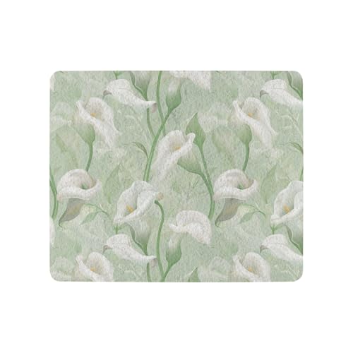 Calla Lily Flower White Mint Green Coffee Mat for Countertop absorb Waterproof Coffee Bar Mat for Counter Calla Lily Flower White Mint Green Coffee Mat for Countertop absorb Waterproof Coffee Bar Mat for Counter von KLL