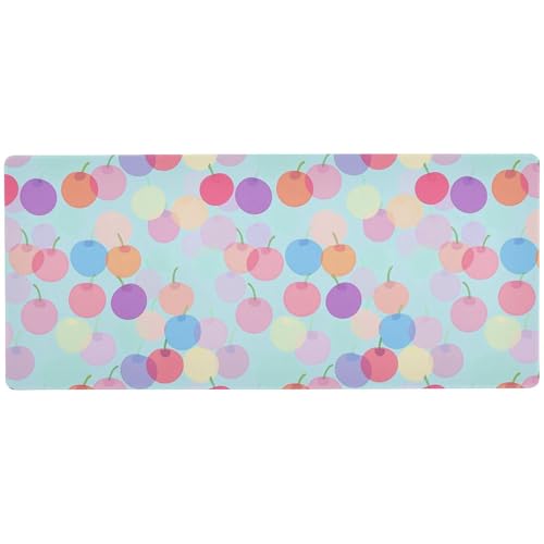 Dreamy Cherries Bunte moderne Mauspads für den Schreibtisch zum Schreiben, wasserdichtes Mauspad für Laptop, 80 x 30 cm Dreamy Cherries Bunte moderne Mauspads für den Schreibtisch zum Schreiben, wasserdichtes Mauspad für Laptop, 80 x 30 cm von KLL
