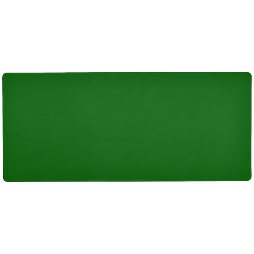 Dunkelgrünes, einfarbiges Mauspad für Schreibtische, wasserdicht, Computer-Mauspad, 80 x 30 cm von KLL