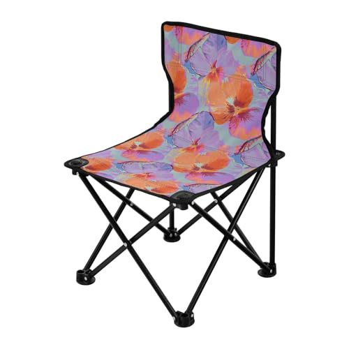 Flower 3D Rendering Portable Beach Chairs for Adults Ultra Lightweight Compact Folding Chair Carry Bag Included Portable Chair for Waiting in Line for Camping Outdoor von KLL