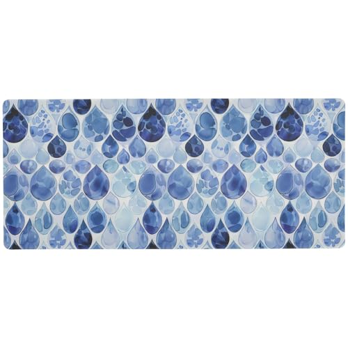 Giclée tragbare Mauspads für den Schreibtisch für den Schreibtisch, rutschfest, groß, Schreibtisch-Mauspad, Schreibtischmatte, 80 x 30 cm von KLL