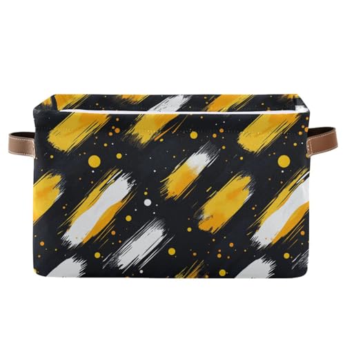 KLL Anstract Art Brushes Aufbewahrungskörbe, zusammenklappbar und wasserdicht, mit stabilem Griff, niedlich, 2er-Set für Stoffe, Kleidung KLL Anstract Art Brushes Aufbewahrungskörbe, zusammenklappbar und wasserdicht, mit stabilem Griff, niedlich, 2er-Set für Stoffe, Kleidung von KLL