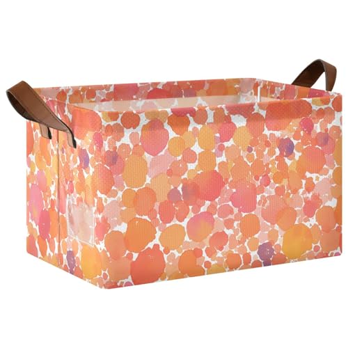 KLL Aquarell-Aufbewahrungskörbe für Regale, Mülleimer mit Griffen, Mehrzweck-Organizer für Spielzeug, Bücher und Kleidung, Wohnzimmer, 2 Stück KLL Aquarell-Aufbewahrungskörbe für Regale, Mülleimer mit Griffen, Mehrzweck-Organizer für Spielzeug, Bücher und Kleidung, Wohnzimmer, 2 Stück von KLL