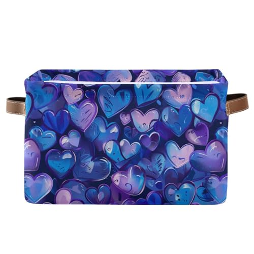 KLL Aufbewahrungskörbe in Herzform, zusammenklappbare und wasserdichte Körbe für Aufbewahrungsbehälter mit stabilem Griff, 2-teilig, für Schlafzimmer, Spielzeug KLL Aufbewahrungskörbe in Herzform, zusammenklappbare und wasserdichte Körbe für Aufbewahrungsbehälter mit stabilem Griff, 2-teilig, für Schlafzimmer, Spielzeug von KLL