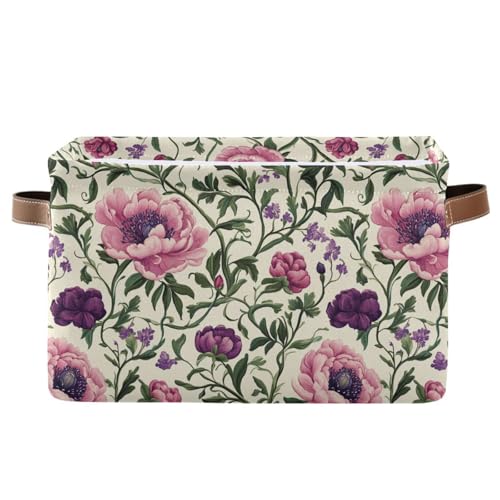 KLL Aufbewahrungskörbe mit grünen Blättern, faltbare und wasserdichte Speisekammerkörbe mit stabilem Griff, Decore 2 Stück für Wohnmobile KLL Aufbewahrungskörbe mit grünen Blättern, faltbare und wasserdichte Speisekammerkörbe mit stabilem Griff, Decore 2 Stück für Wohnmobile von KLL