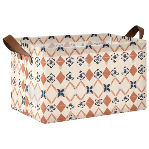 KLL Buffalo Plaid Karo Gold Rot Sukkulenten Dekorative Faltbare Aufbewahrungskörbe Aufbewahrungskörbe Aufbewahrungskörbe mit Griffen Boxen Würfel Organizer für Schlafzimmer, Wohnzimmer Zuhause von KLL
