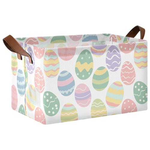 KLL Bunte Eierregalkörbe, Organizer mit Griffen, Würfelbehälter für Schrank, Regal, Kommode, 2 Stück KLL Bunte Eierregalkörbe, Organizer mit Griffen, Würfelbehälter für Schrank, Regal, Kommode, 2 Stück von KLL