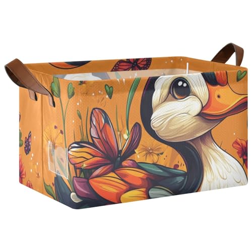 KLL Bunte große Aufbewahrungsboxen mit Cartoon-Motiv, mit Griffen, faltbare Würfel für Regale, Schrank, Kinderzimmer, Spielzeug, 2 Stück KLL Bunte große Aufbewahrungsboxen mit Cartoon-Motiv, mit Griffen, faltbare Würfel für Regale, Schrank, Kinderzimmer, Spielzeug, 2 Stück von KLL