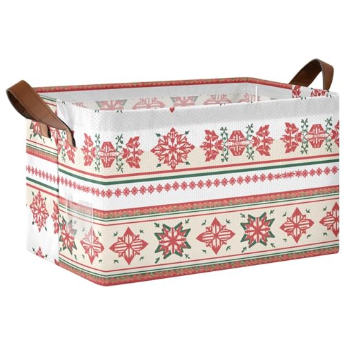 KLL Faltbare Aufbewahrungskörbe im Landhausstil, Blumen-Design, Stoff-Aufbewahrungskörbe mit Griffen, Behälter für Zuhause, Büro, Schrank, Kleidung, Spielzeug, Organizer, 2 Stück KLL Faltbare Aufbewahrungskörbe im Landhausstil, Blumen-Design, Stoff-Aufbewahrungskörbe mit Griffen, Behälter für Zuhause, Büro, Schrank, Kleidung, Spielzeug, Organizer, 2 Stück von KLL