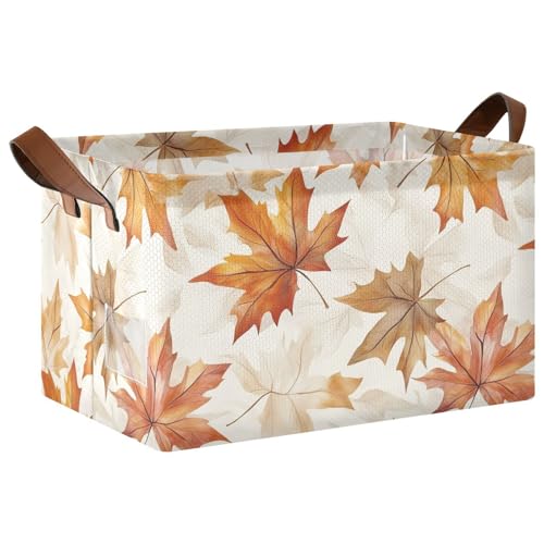 KLL Große Stoff-Aufbewahrungskörbe mit Griffen, dekorativer Korb, Organizer für Regal, Kleidung, Zuhause, Büro, 2 Stück KLL Große Stoff-Aufbewahrungskörbe mit Griffen, dekorativer Korb, Organizer für Regal, Kleidung, Zuhause, Büro, 2 Stück von KLL